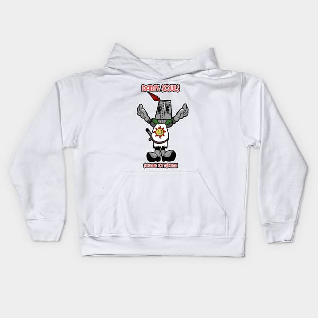 Solaire of Astora Cuphead Style! Kids Hoodie by Mustakro